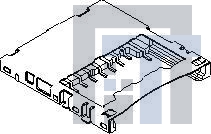 500998-0900 Соединители для карт памяти 2.50MM SD 09P TOP SHLD P/P