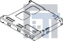 502570-0893 Соединители для карт памяти MICRO SD CARD CONN NORM SMT PUSH-PUSH