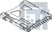 502702-0891 Соединители для карт памяти MICRO SD CARD CONN NORM SMT PUSH-PUSH