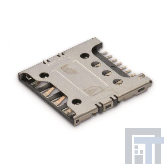 693023010811 Соединители для карт памяти WR-CRD Micro SIM SMT 1.27mm Card Detect