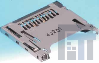 DM2B-DSFW-PEJ-S Соединители для карт памяти MiniD Card SKT 11P 1.3mm Solder RA