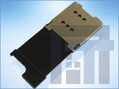 FMS006-3810-0 Соединители для карт памяти REVERSE MOUNT SIM CARD TRAY
