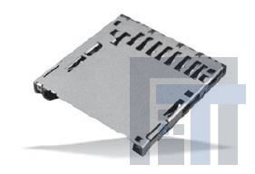 FPS009-2901-0 Соединители для карт памяти SD CARD STANDARD MNT PUSH-PUSH