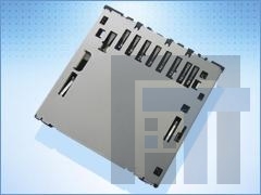 FPS009-2970-0 Соединители для карт памяти REVERSE MNT SD CARD PUSH-PUSH TYPE