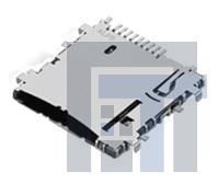 SCHA9B0101 Соединители для карт памяти microSD Memory Card Push-push Type