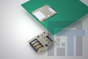 SF53S006VCBR2000 Соединители для карт памяти 6P 1.45mm MICRO-SIM CARD PUSH-PULL
