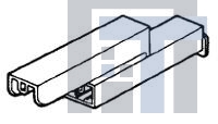 1-174712-6 Клеммы 187 P.LOCK 2P HSG BLUE