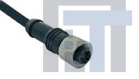 1-1838246-1 Клеммы M12 FEMALE CONN. , STRAIGHT, PVC CABLE