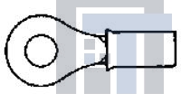 1-331880-1 Клеммы RING 1/0AWG #1/2 TIN