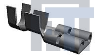 100570-2 Клеммы Recpt 6.35 x 0.81 mm