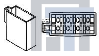 106455-3 Клеммы 8P HOUSING TAB