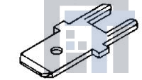 1217956-1 Клеммы 312 FAST PCB TAB 032TPCUBR