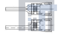 165085-1 Клеммы PG WIRE PIN YELLOW