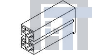 172210-2 Клеммы 2P POSITIVE LOCK REC HSG