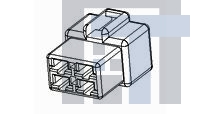 174201-1 Клеммы 4 P 250 F CAP HSG