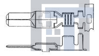 175048-1 Клеммы 187SER TAB CONT