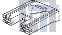 176498-4 Клеммы 187 POSITIVE LOCK REC 2P YELL.