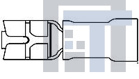 184268-1 Клеммы RECPT 18-22 AWG .187