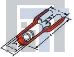 19002-0001 Клеммы QK DISCONNECT FEMALE 18-22 AWG