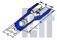 19002-0025 Клеммы 14-16 AWG DISCONNECT