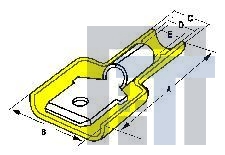 19004-0009 Клеммы INSULATED COUPLER male 10-12 AWG