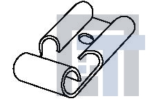 19008-0002 Клеммы .187X.032 FLAG QD KR IMPTITE (AA-1147-032