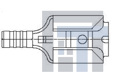 19010-0032 Клеммы BB-1302T 250X032 16- -14 PIGGYBACK TAPE P