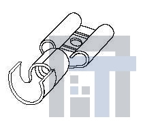 19018-0003-(CUT-STRIP) Клеммы .187X.032 F/M QD VBR Cut Strip of 100