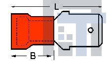 19025-0001 Клеммы QUICK DISCONNECT MALE 18-22 AWG