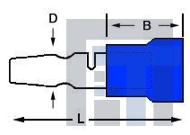 19034-0009 Клеммы SNAP PLUG RECPT 14-16 AWG MALE