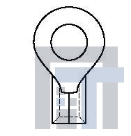 19044-0184 Клеммы RING TONGUE TERMINAL 14-16 AWG stud 3/8