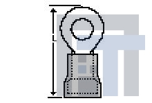 19073-0087 Клеммы RING TONGUE STUD 10 14-16 AWG
