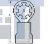 19075-0012 Клеммы STAR 18-22 AWG 10 STUD STEEL