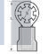 19077-0013 Клеммы STAR RING AVIKRIMP ( STEEL) (SRA-S-829-10