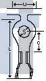 19085-0004 Клеммы METAL STRIP RING VIB RAKRIMP (RZ-4129-06)