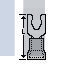 19115-0013 Клеммы SPADE 18-22 AWG 08 STUD SNAP