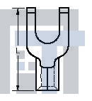 19118-0025 Клеммы FLANGED SPADE KRIMPT (AA-115-10)