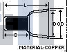 19160-0002 Клеммы CLOSED END SPLICE 10-16 AWG