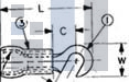 19183-0019 Клеммы HOOK AVIKRIMP (C-811 AVIKRIMP (C-811-10)