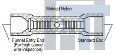 19202-0012 Клеммы BUTT SPLICE 18-22 funnel entry