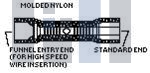 19202-0019 Клеммы FUNNEL ENTRY BUTT D DARK BLUE (B-931-DK)