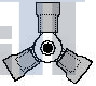 19204-0004 Клеммы 3-WAY INSULKRIMP CON P CONNECTOR (A-2YCX)