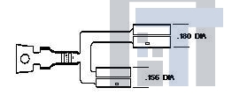 19725-4005 Клеммы 2WAY SNAP PLUG LOOSE TIN PLTD