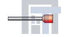 2205-0-100 Клеммы H1.50/18 Insulated Red Ferrule