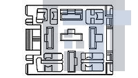 280289 Клеммы 5P RCPT HOUSING