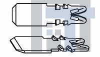 3-1601072-2 Клеммы .187 X .020 MULTI-BARB TAB SIA