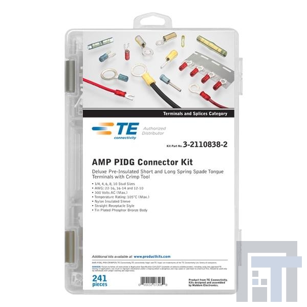 3-2110838-2 Клеммы #4 PCP/RA MNT/TRI 14 PC Kit