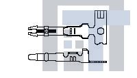 3-42642-3 Клеммы AMP-IN TERM IS 22-20 010PTBR