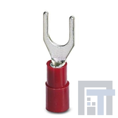 3240032 Клеммы Fork-typ cbl lug,red 0.5 - 1.5 mm2 M3