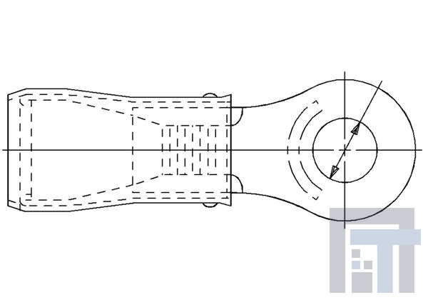 32543 Клеммы TERMINAL, PIDG R 12-10 8